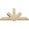 Ekena Millwork Kennewick Rough Sawn Timber Gable Bracket, Douglas Fir, 60"W x 35"H x 4"D x 6"F, 14/12 Pitch GBW060X35X0406KEN00RDF - alternate 2